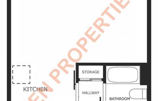 Studio, 1 bath, $1,650, Unit APARTMENT 907