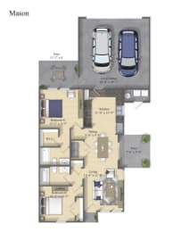 2 beds, 2 baths, 900 sqft, $2,495