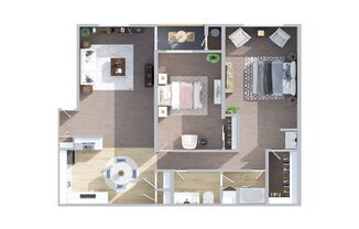 2 beds, 1 bath, 965 sqft, $1,895