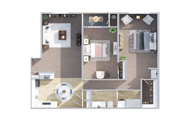 2 beds, 1 bath, 965 sqft, $1,895