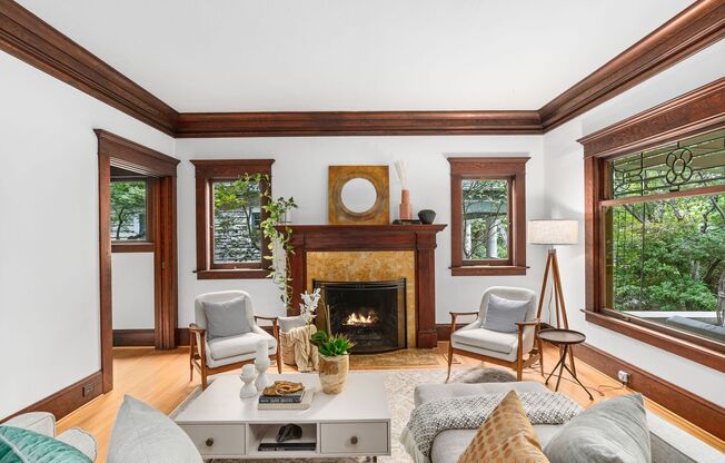 Classic Portland Craftsman in Irvington! Stunning features with sauna and wine cellar!