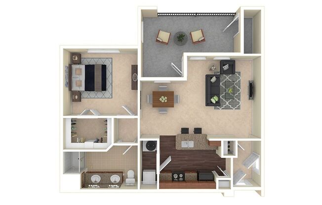 1 bed, 1 bath, 850 sqft, $1,499, Unit 1232