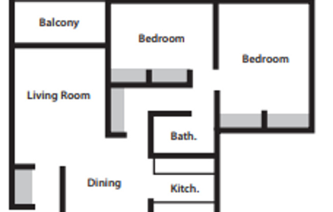 2 beds, 1 bath, 905 sqft, $1,725, Unit 304