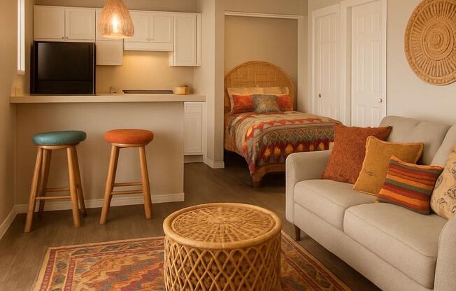 Studio, 1 bath, 400 sqft, $630, Unit 335