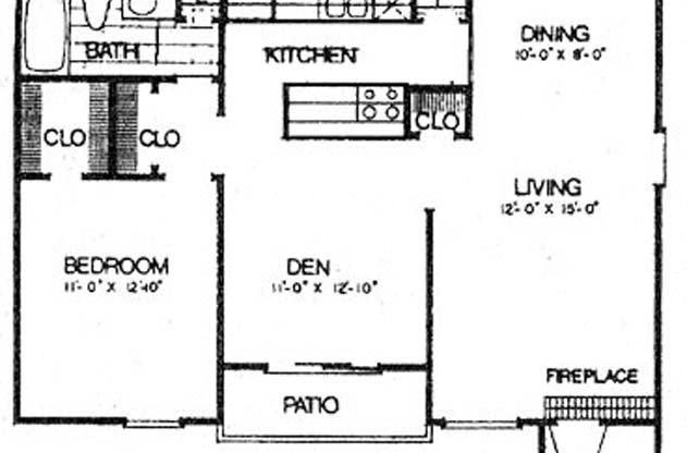 1 bed, 1 bath, 827 sqft, $935