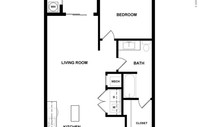 1 bed, 1 bath, 749 sqft, $1,415