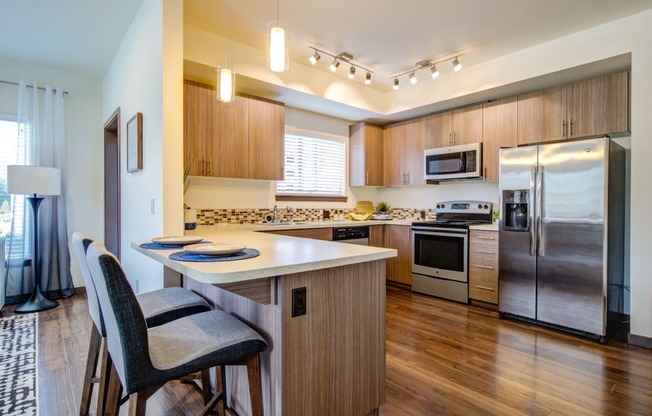 Kitchen at Discovery West, Issaquah, WA