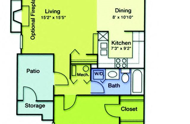 1 bed, 1 bath, 746 sqft, $1,450