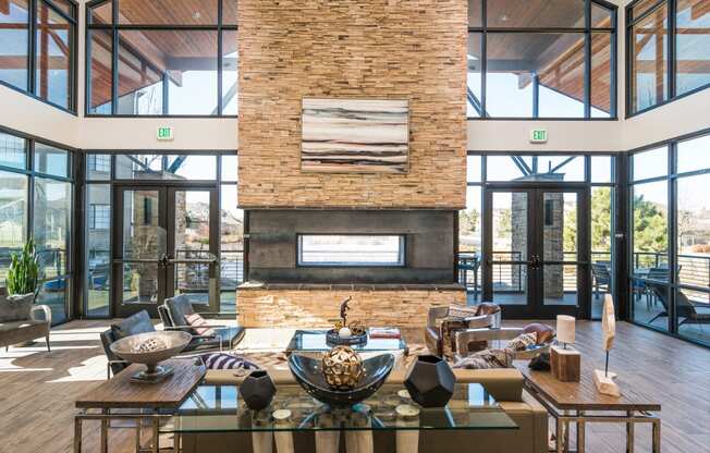 Huge Clubhouse at Apres Apartments in Aurora, CO