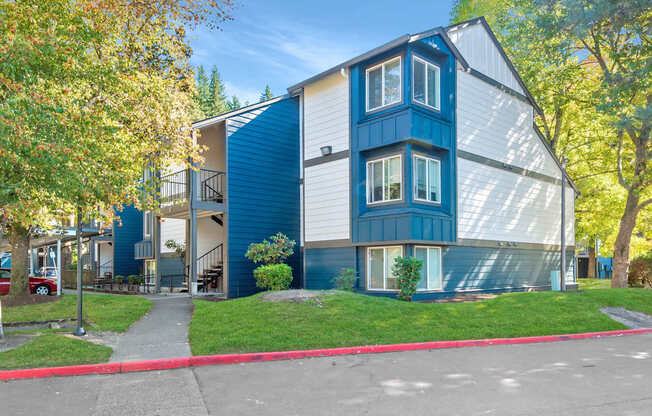 Crown Court three story building exterior right side profile