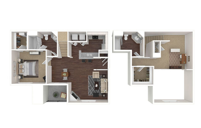 1 bed, 2 baths, 1,090 sqft, $2,251