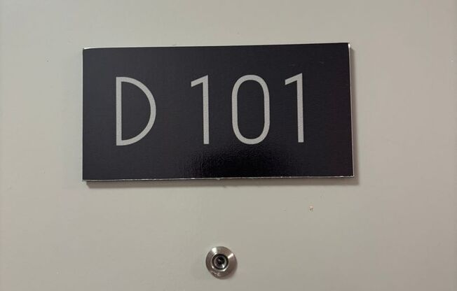 Studio, 1 bath, 167 sqft, $1,059, Unit D101