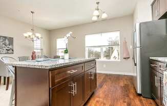 Gourmet Kitchen with Breakfast Bar and Pantry at Townes at Pine Orchard, Ellicott City, 21042
