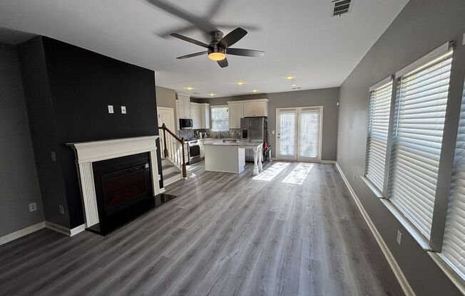 Gated Private Community! Spacious 3 Bedroom and 2.5 Bath End Unit Townhome