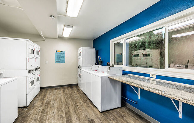 The Island Apartments laundry facilities