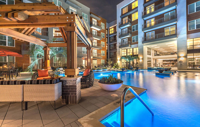 Resort-Inspired Pool at Windsor by the Galleria, Dallas, 75240