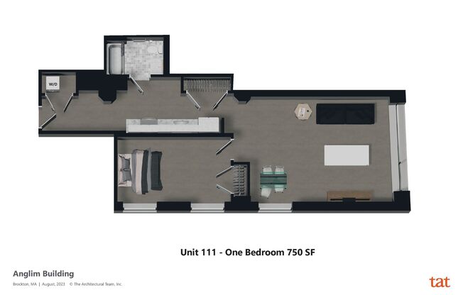 1 bed, 1 bath, 746 sqft, $2,200, Unit Unit #207