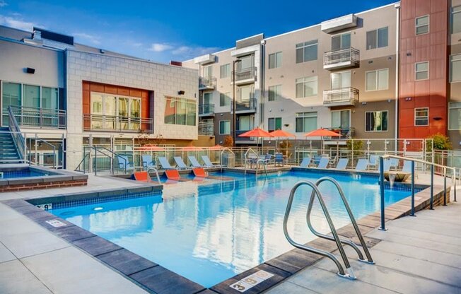 Crystal Clear Swimming Pool at Element 31 Apartments, Salt Lake City