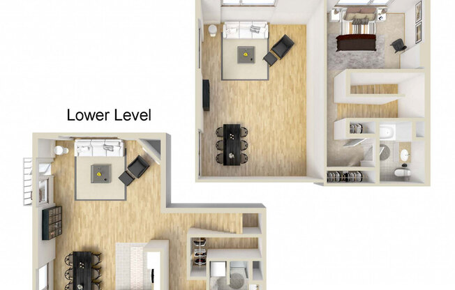 1 bed, 2 baths, 1,190 sqft, $2,484