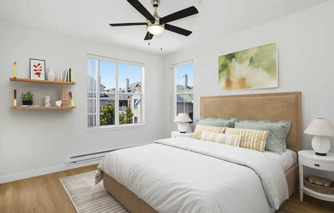 Bedroom with Hard Surface Flooring