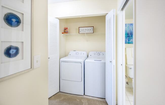 La Costa Apartments washer and dryer in every apartment home
