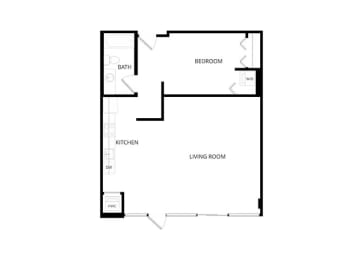 1 bed, 1 bath, 836 sqft, $1,530