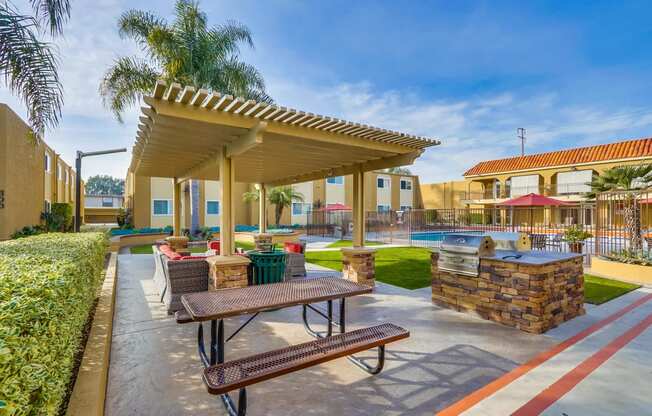 Clubhouse at Whiffle Tree Apartments in Huntington Beach California.