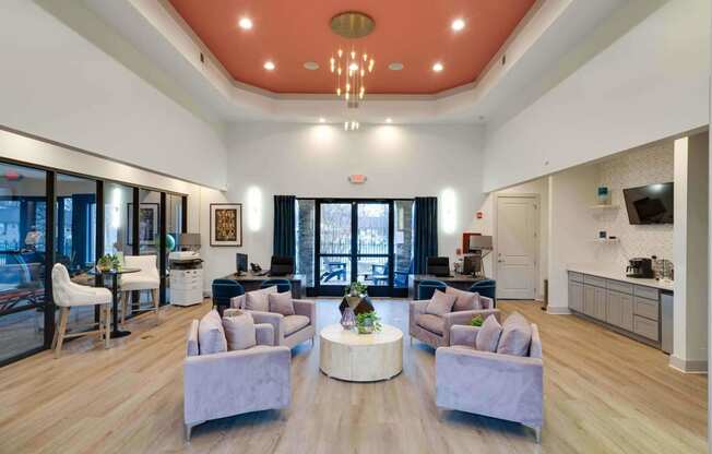 the clubhouse at Enclave at Breckenridge Apartments, Kentucky, 40220