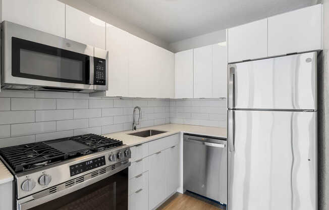 Kitchen with Stainless Steel Appliances