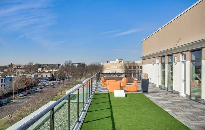 Rooftop Deck Lounge Area at 1600 Pennsylvania Avenue SE, Washington, DC