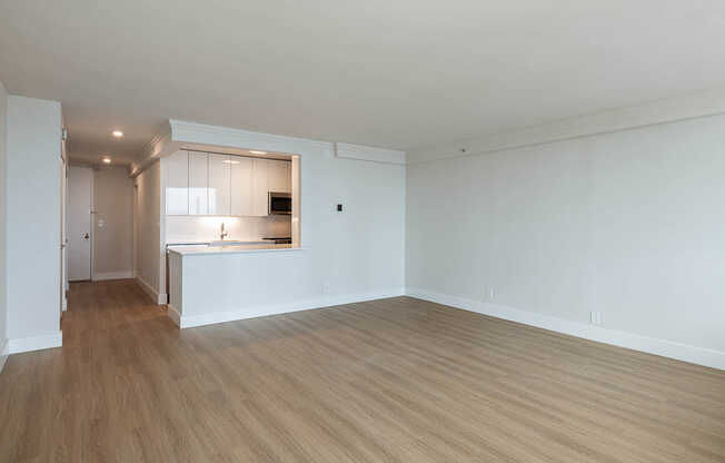 Living Room with Hard Surface Flooring