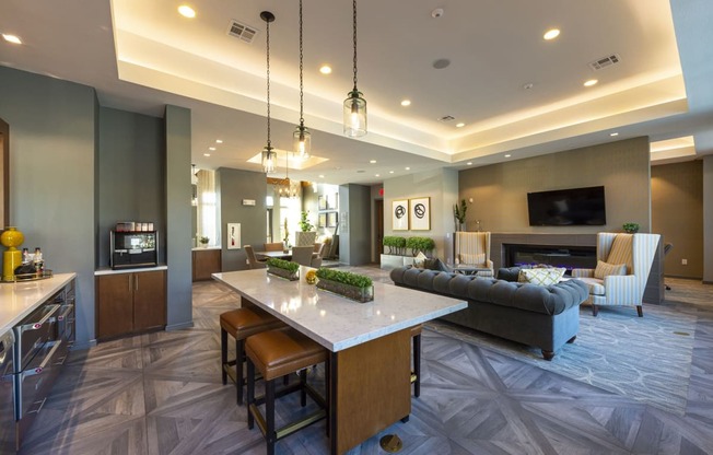 Clubhouse Interior  at Townhomes at Woodmill Creek, The Woodlands, TX, 77380