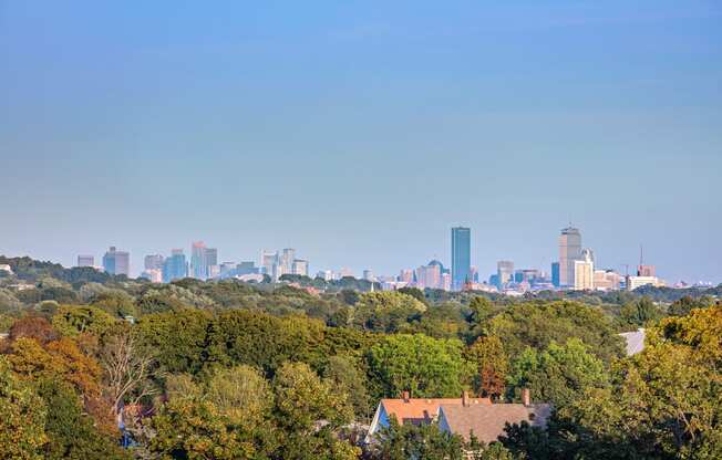 Enjoy views of the Boston skyline | The Merc at Moody and Main
