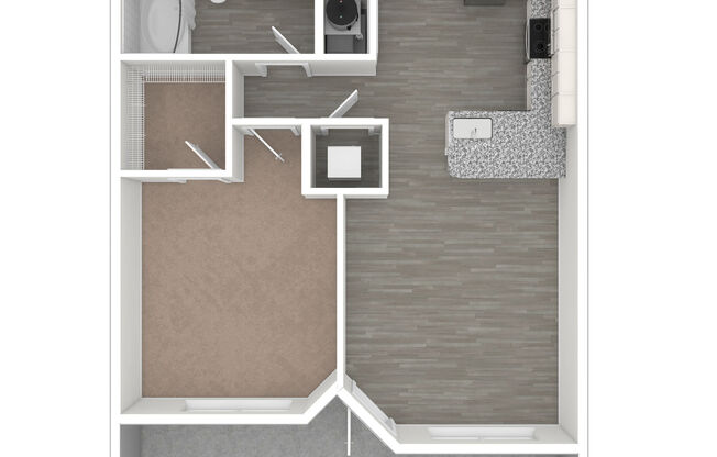 1 bed, 1 bath, 622 sqft, $1,483