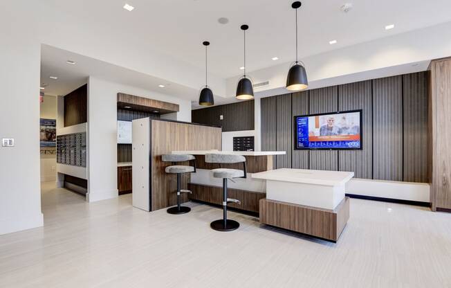 Mail area at Valo, Washington