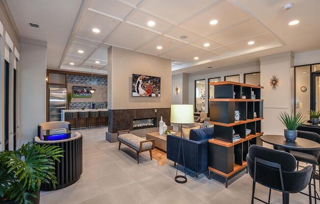Club Room at The Exchange Luxury Apartments in St. Petersburg, FL