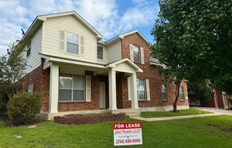 HUGE home available in Harker Heights. 4 Bedrooms and 2 and half bathrooms. Large rooms with spacious closet space. Loft area upstairs perfect for office or playroom. This home is sure to meet your needs! It wont last long!