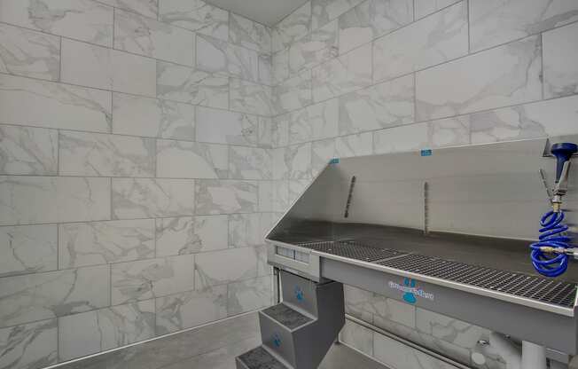 Pet Washing at Parq Crossing Apartments