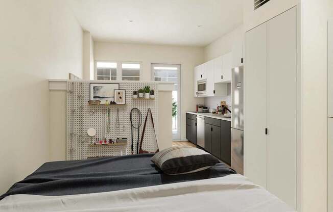 Studio Bedroom at Skylar At Sunset, Los Angeles 
