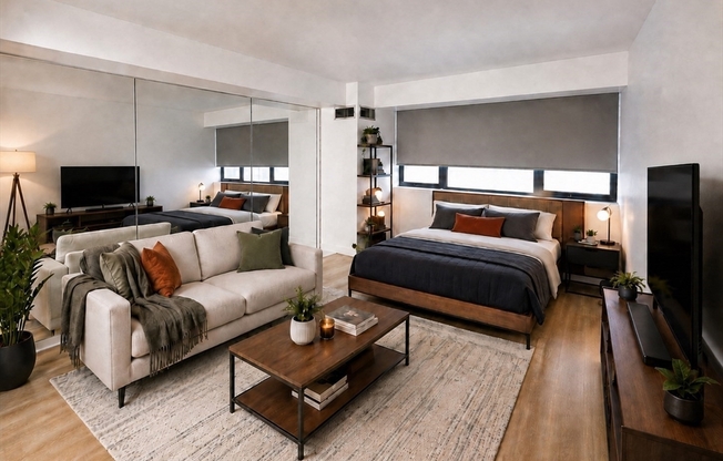 Studio, 1 bath, 537 sqft, $2,850, Unit 205