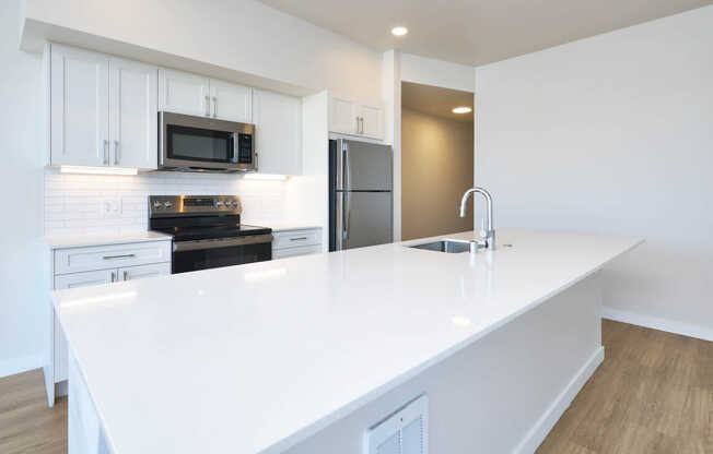 Kitchen with Stainless Steel Appliances
