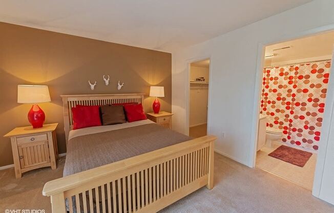 Bedroom at The Residences At The Manor Apartments in Frederick, MD