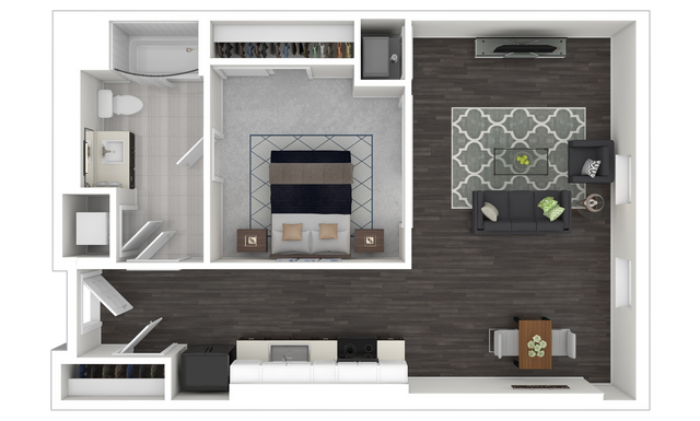 1 bed, 1 bath, 639 sqft, $2,399