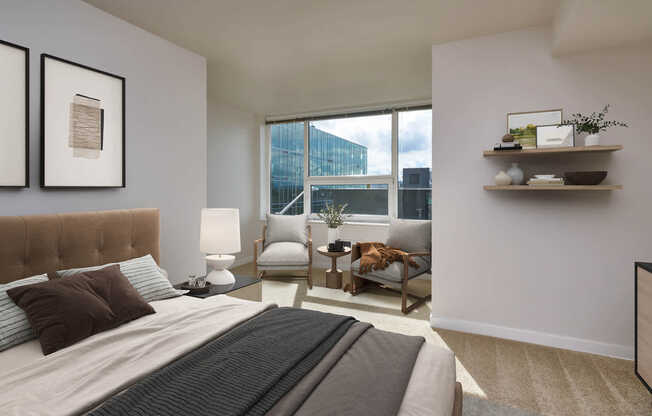 Bedroom with Hard Surface Flooring