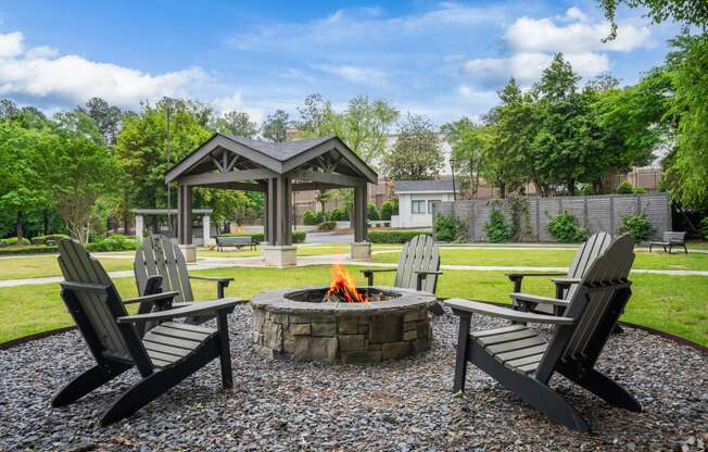 Courtyard with Fire Pit