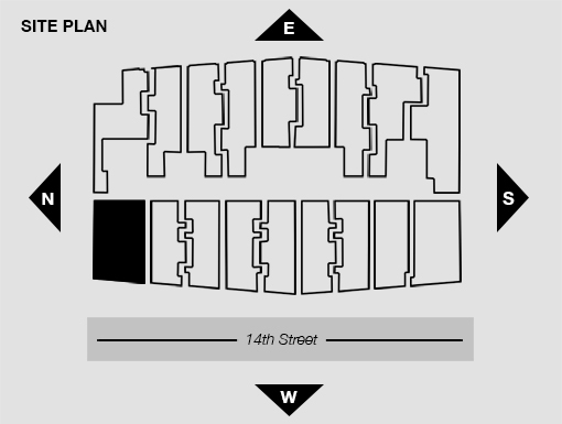1 bed, 1 bath, 518 sqft, $3,325, Unit 718