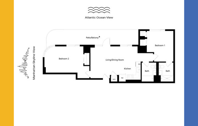 2 beds, 2 baths, $5,250, Unit PH1E