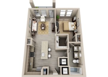 1 bed, 1 bath, 775 sqft, $1,623