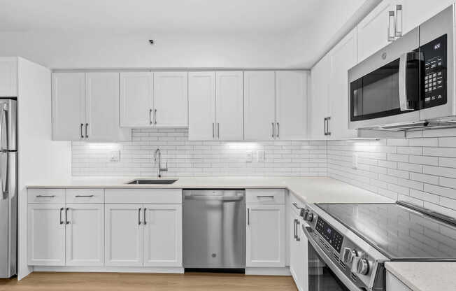 Kitchen with Stainless Steel Appliances