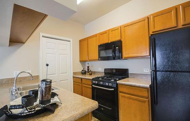 One Bedroom Kitchen